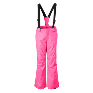 Gsou snow gsousnow children's ski pants overalls for boys and girls windproof, waterproof and warm double ah practice rose pink one size 160