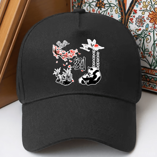 Guan chen baijia surname hat wang zhouli unisex fashion sun shade hard top baseball cap baijia surname liu adult hat copper buckle adjustable size