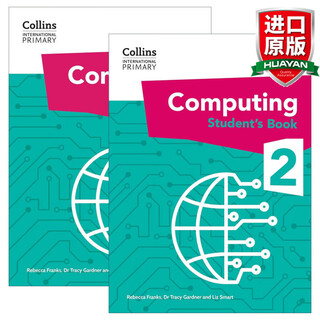 Collins International Primary Computing 英文原版 柯林斯国际小学计算机科学学生用书2+练习册2册 英文版 进口英语原版书籍