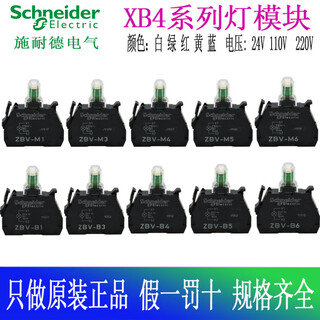 Schneider g indicator module zbvb1 zbvb3 zbvb4/b5/b6b8 zbvm1/m3 m4 m5 zbvg1_white_ac110-120v