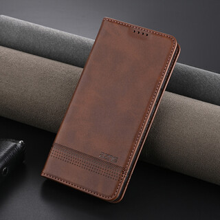 Jioxiang magnetic cow pattern flip leather case suitable for vivos20 mobile phone case business all-inclusive anti-fall brown vivo s20