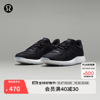 Lululemon丨strongfeel women's training shoes lw9emks black/graphite gray/white 38