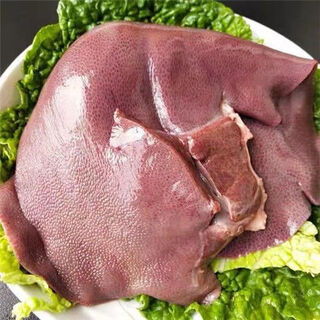 Fresh pork liver, freshly killed and quick-frozen fresh pork liver, viscera, free-range native pigs, whole pig liver wholesale, freshly killed and quick-frozen (pork liver 5 jin jin is equal to 0.5 kg)