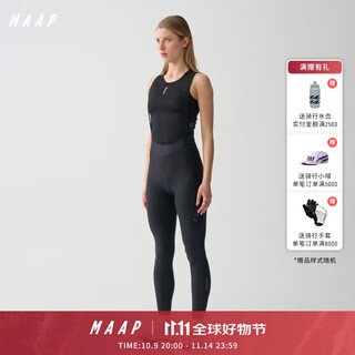 Maap women's team bib evo thermal cargo tights cycling trousers black xxs