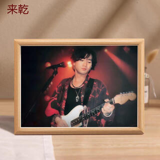 语森忆BEYOND黄家驹纪念画画框摆台怀旧精典光辉岁月珍藏照片 LW00300演唱会 10寸