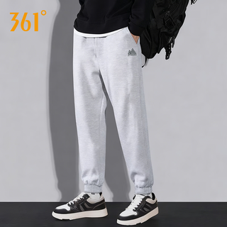 361 men's sports pants autumn 2025 new knitted sweatpants loose casual cuffed leg branded long pants men's style f - light tile gray - cuffed sweatpants upgraded cotton 3xl 190/(recommended 180-199jin jin equals 0.5kg)