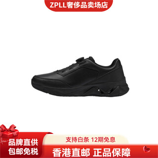 Descente training series fashionable and comfortable low-top training shoes for men, black, black 43
