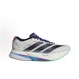 Adidas men's running shoes 25 autumn and winter adizero boston 13 versatile, comfortable, non-slip, wear-resistant and shock-absorbing js4938 js4946/white and black 42.5