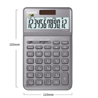 Casio jw-200sc-gy stylish fashion calculator (unit: unit) platinum crystal silver