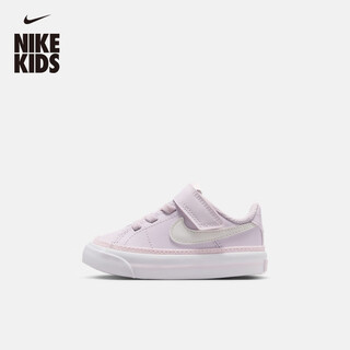 Nike baby lightweight easy-to-take-on sports shoes for boys and girls in winter nike court legacy da5382 501 light violet/sail white/white 27