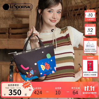 Lesportsac new funny duck joint crossbody bag cute printed shoulder bag clutch bag gift for girls underwater world