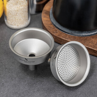 Pure titanium funnel wine drain tea drain with filter food dispenser wine dispenser tea dispenser small diameter kitchen resistant without filter