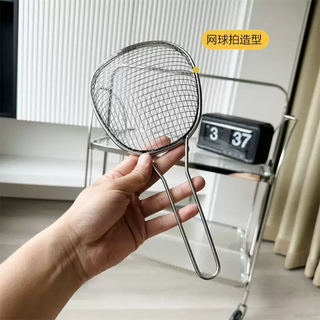 Yusen yi niu huo 304 stainless steel colander, noodles, blanched noodles, oil filter, soy milk filter, tennis racket colander, coarse mesh model