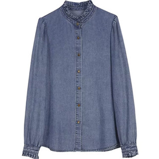 Mofan mofan 24 autumn women's shirt mjx473049 denim blue l