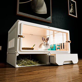 Kosi rabbit cage extra large with toilet spray-proof indoor supplies for raising guinea pigs