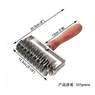 Fantasy stainless steel pizza punch and mesh knife, soda cracker, steak wellington baking and punching needle rolling, stainless steel mesh knife