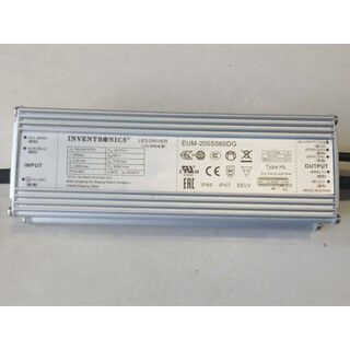 Inventronic led power supply eum-150s105dg street light waterproof driver industrial and mining lamp intelligent dimming controller eum-200s560dg_200w_18-57v