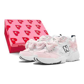 New balance customized nb 608 v1 special shoe box wear-resistant low-top training shoes women's pink pink 36