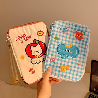 范爷家可爱狗狗护照证件收纳包旅行卡包零钱包多功能卡位保护套随身包