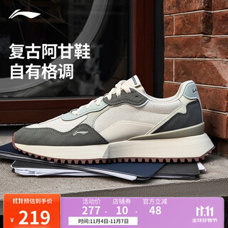 Li ning cargo forrest gump shoes丨shock absorbing rebound classic casual shoes men's 2025 soft lightweight sports shoes agcv469