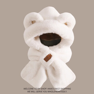 Kyodo german hat and scarf all-in-one women's warm 2025 autumn and winter new cycling thickened velvet cold windproof neck and ear protectors leucorrhea ears