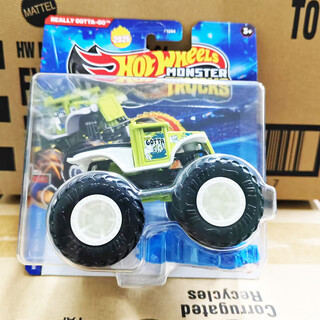 Power wheels hot wheels (hot wheels) mattel wild big truck children's toy car alloy monster car off-road 3a toilet truck