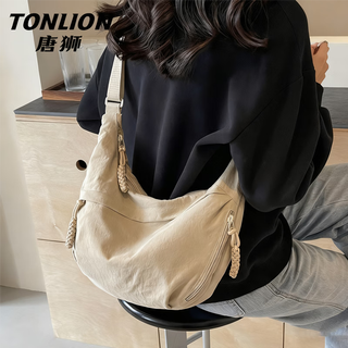 Tangshi 2025 new high-looking bag women's bag crossbody bag large capacity commuter shoulder casual versatile backpack dumpling bag