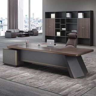 Supervisor desk desk modern minimalist president desk executive desk manager desk boss desk and chair combination office furniture 1.6 meters boss desk