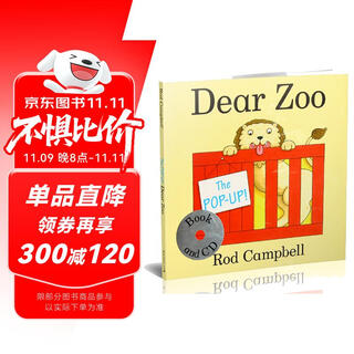 亲爱的动物园  The Pop-up Dear Zoo 立体翻翻书 吴敏兰推荐书单 进口原版 英文书