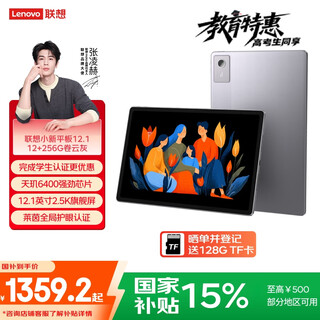 联想（Lenovo）小新平板12.1 天玑6400护眼2.5K超清护眼大屏 10200mAh长续航 影音娱乐学习 旗舰AI性能12+256G灰