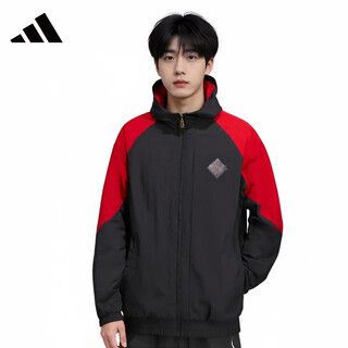Adidas fashion trend unisex couple sports jacket iq1578 black m