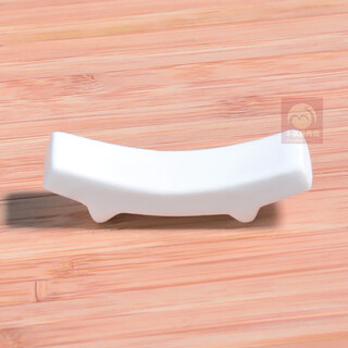 Kangbeijie fat donglai same style chopstick holder white chopstick holder ceramic holder soup spoon holder chopstick holder pen holder dual-use three-purpose hotel small bridge-shaped thick chopstick holder