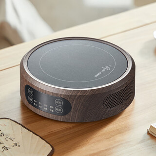 Yihutea electric ceramic stove tea cooker household small multi-functional kettle tea stove 2026 new steaming tea stove digital display high power electric ceramic stove wood grain color 1500w