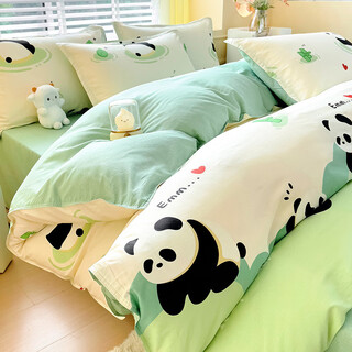 Fantasy children's quilt cover single piece 100 boys card kindergarten quilt cover boy 120x150x200 quilt panda paradise 120x150cm 100 cotton quilt cover single piece