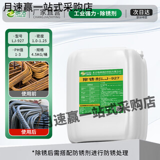 Langjie rust remover metal quick cleaning rusty steel bar stainless steel automotive industry powerful cleaning agent to remove rust rust remover 9jin jin is equal to 0.5 kg _ barrel