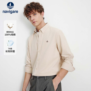 Navigare意大利小帆船25年秋冬男士幸福长袖衬衫复古灯芯绒衬衣1333005504