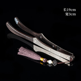 Tao fuqi high-end non-slip purple sandalwood titanium tea clip tweezers household kung fu tea ceremony tea set accessories solid wood tea tweezers clip purple sandalwood titanium tea clip