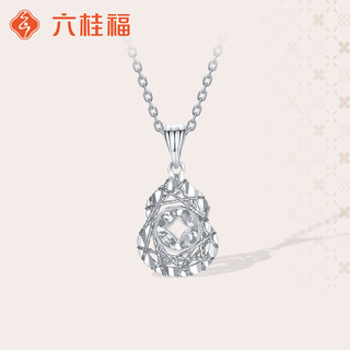 Liuguifu jewelry platinum pendant double kebao pt950 platinum pendant necklace pendant gift pt0600060 1.55g