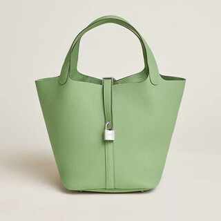 Bags 2024 new style bucket bag vegetable basket women's bag handbag mommy bag bridal wedding bag sense avocado green 19