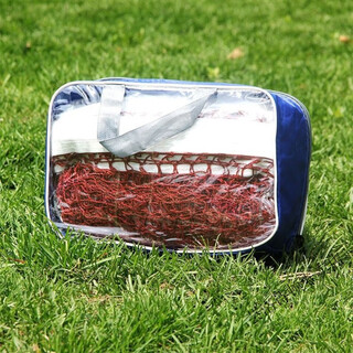 维诺亚简易折叠户外羽毛球网家用标准气排球毽球通用 尼龙绳-2.0网孔款包(运动必备) 6.1米乘0.75米