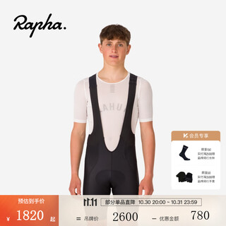 Rapha pro team men's competition professional spring and autumn road tight cycling bib shorts official black m