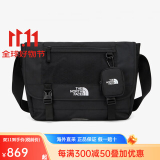 The north face messenger bag crossbody bag unisex couple style fashionable travel bag large capacity shoulder crossbody computer bag nn2pq00j black length 39.5cm width 13cm height 29.5cm