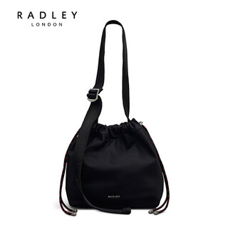 Radley british luxury product 25 autumn and winter new women's bag fashion bucket bag practical large capacity portable shoulder commuting versatile black