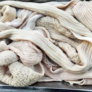 Wholesale fresh semi-cooked beef large intestine, oil-free large intestine, beef offal, wholesale hot pot ingredients, special offer beef intestine, authentic beef large intestine, 2jin jin is equal to 0.5kg, semi-cooked beef large intestine