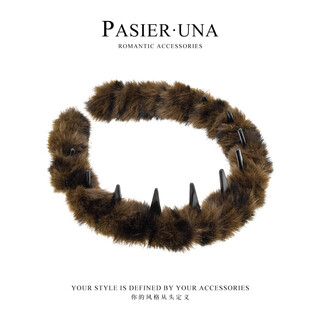 Bosiya autumn and winter new cool leopard print high headband nn237 deep leopard print