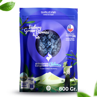 Beijing fresh organic blueberries chile original imported frozen blueberries fresh fruit 800g