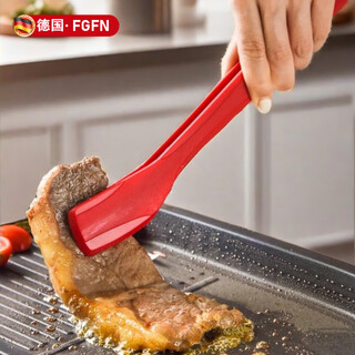 Fgfn german food-grade silicone barbecue clips, high temperature resistant, anti-scalding, non-slip, kitchen frying steak barbecue clips, home baking, red