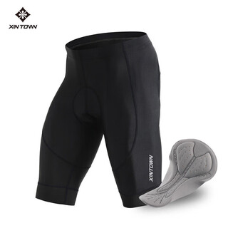 Road bike summer mountain bike women's cycling shorts men's x black-men's l