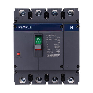 人民RDM5系列塑料外壳式断路器 RDM5-125L/4300 125A