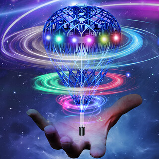 Tesimai children's intelligent sensing flying shuttlecock aircraft toy for boys 6-10 years old and girls 8-12-14 years old birthday gift new and strange black technology toy flying shuttlecock flying bounce 3d tumbling